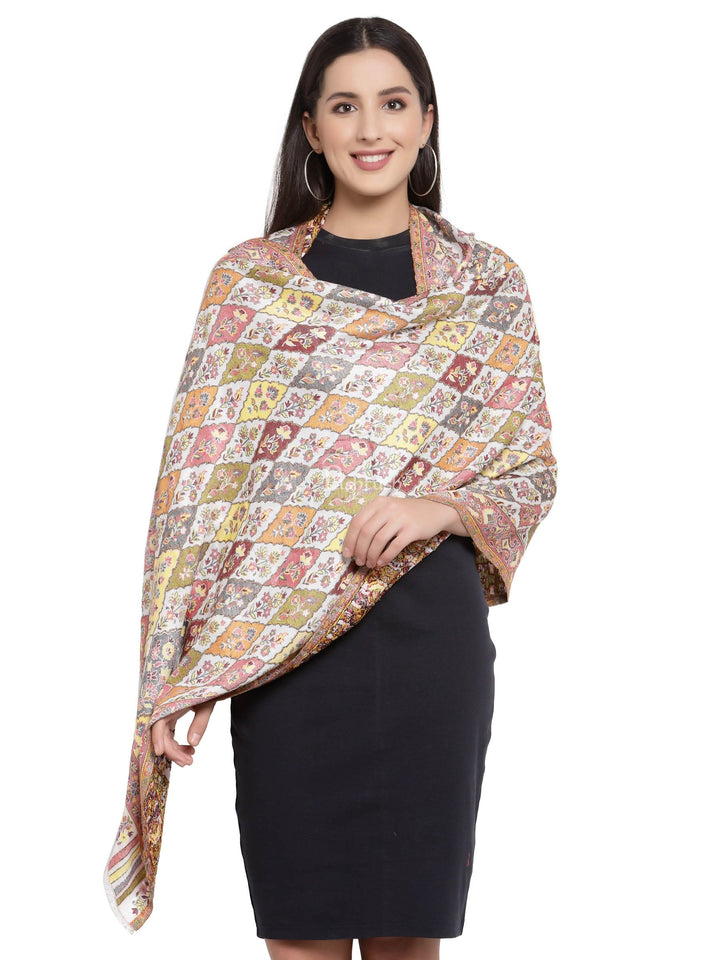 Pashtush India Womens Stoles and Scarves Scarf Pashtush Women'S Paisley Design, Soft Bamboo Scarf, Multi Coloured