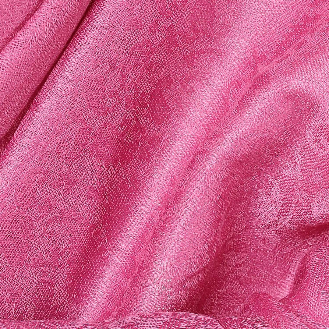 Pashtush Women'S Self Design, Soft Wool Shawl, Pink