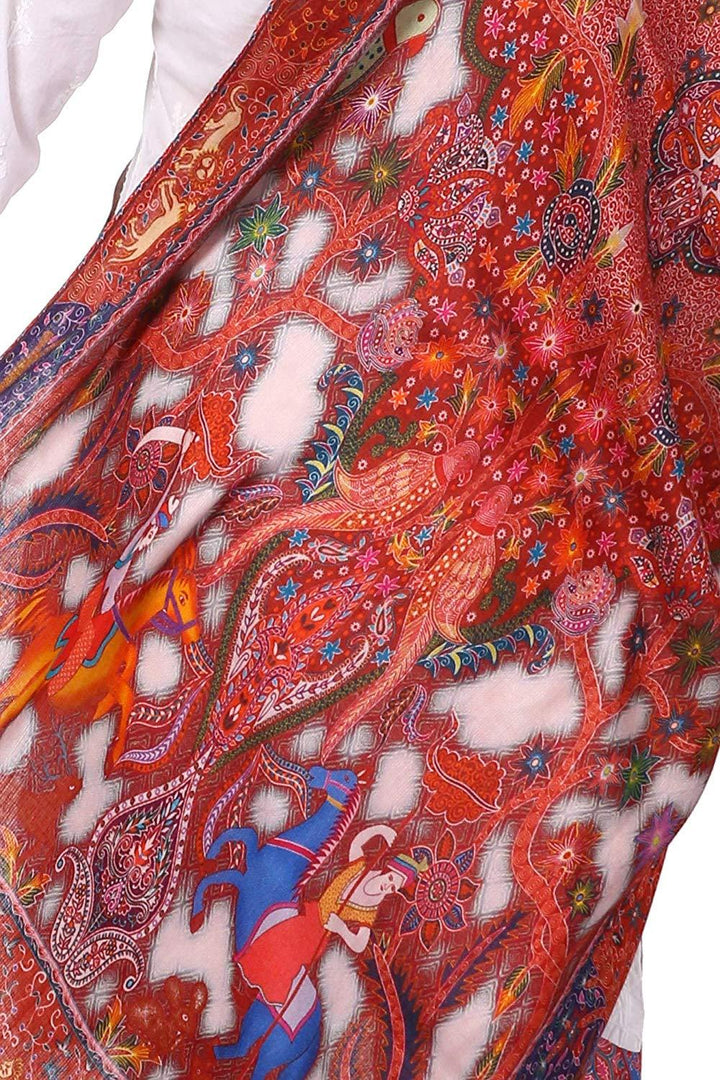 Pashtush Women'S Soft Bamboo Scarf, Casual Stole, Multicolored