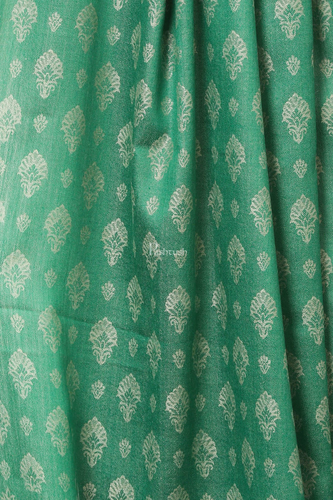 Pashtush India Womens Shawls Pashtush Women'S Wool Ultra Soft Fine Wool Cashmere Blended Shawl -  Green