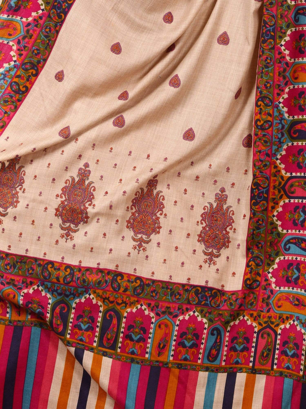 Pashtush Shawl Store Shawl Pashtush womens Kalamkari Shawl, Wedding Collection, Thick and Warm