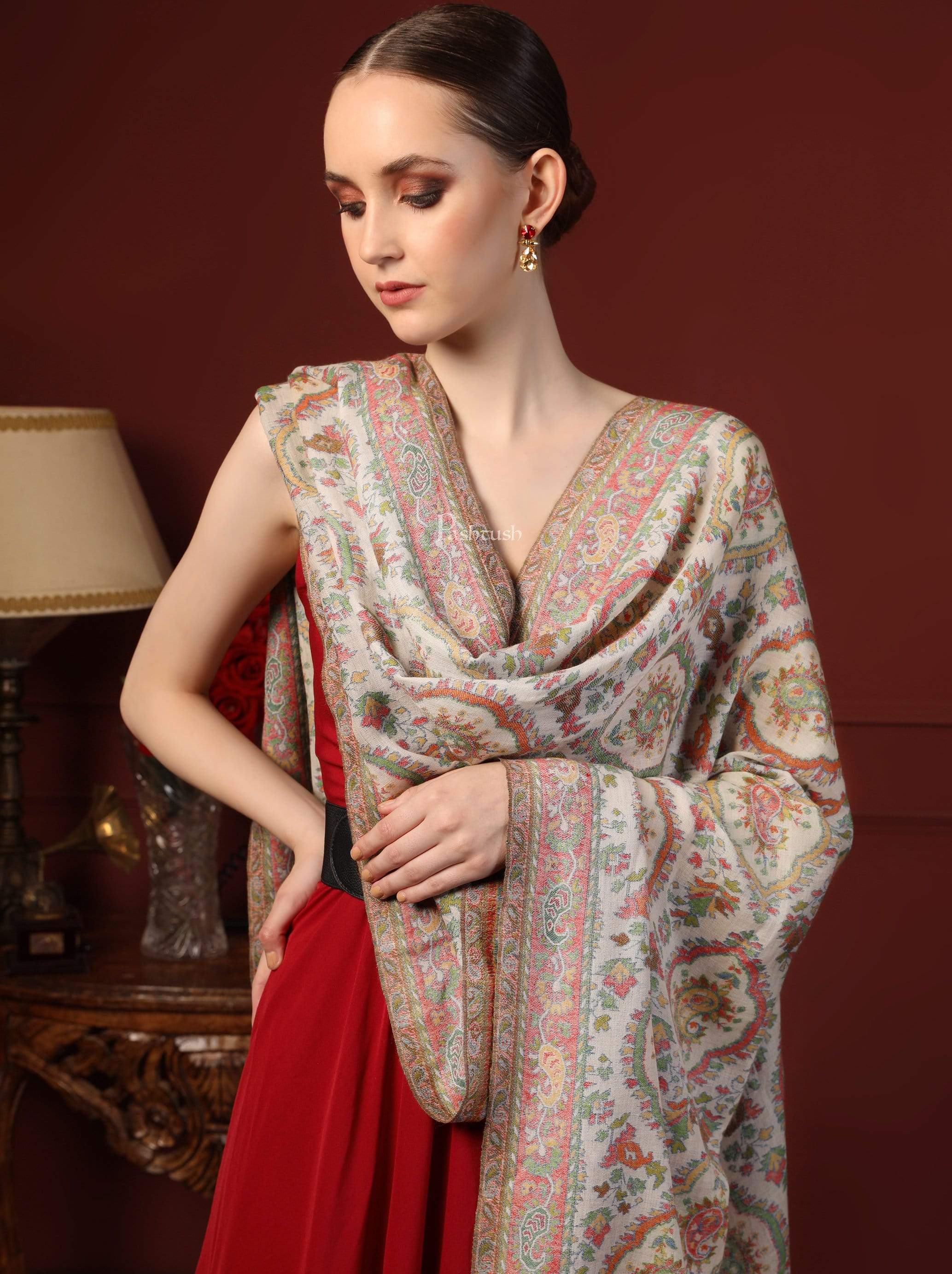 pure wool shawls online