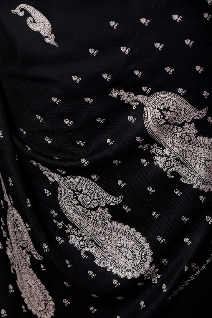Pashtush Shawl Store Shawl Pashtush Womens Shawl with Tone on Tone Embroidery, Soft and Warm