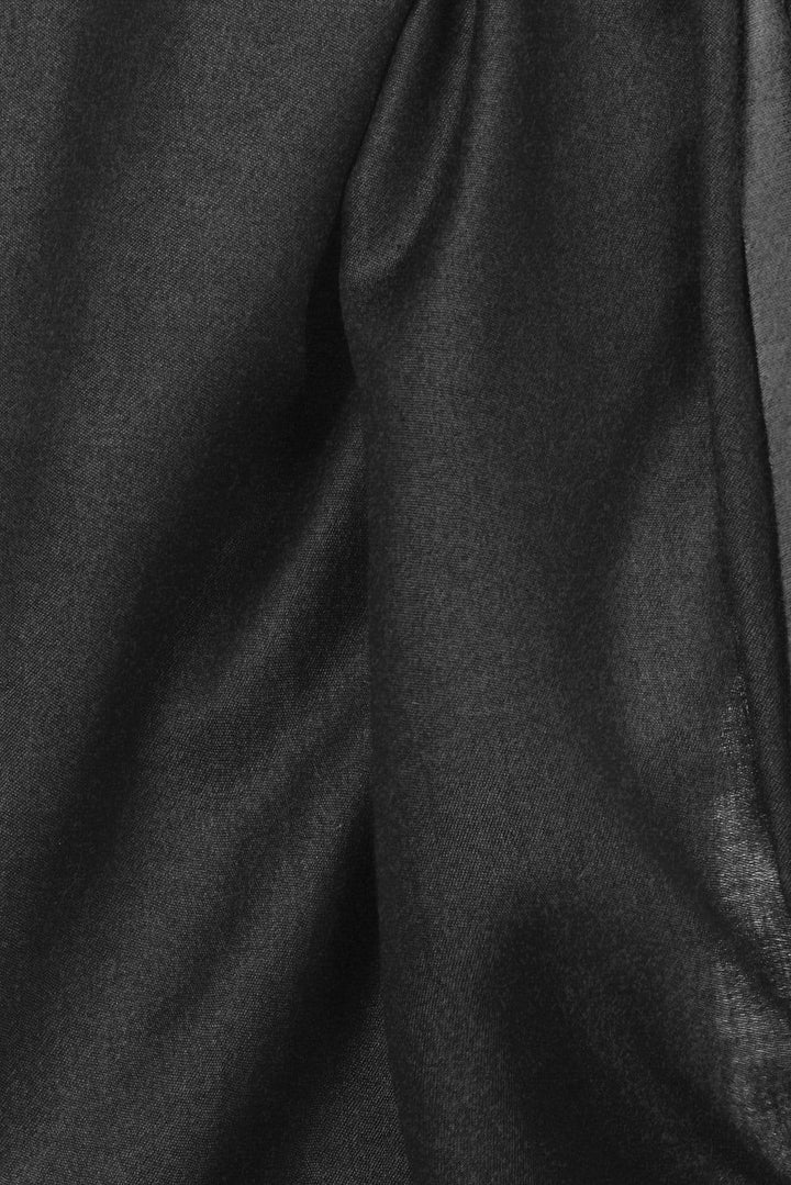 Pashtush India 70x200 Pashtush Womens Silky Bamboo Reversible Scarf, Stoles, Grey and Black