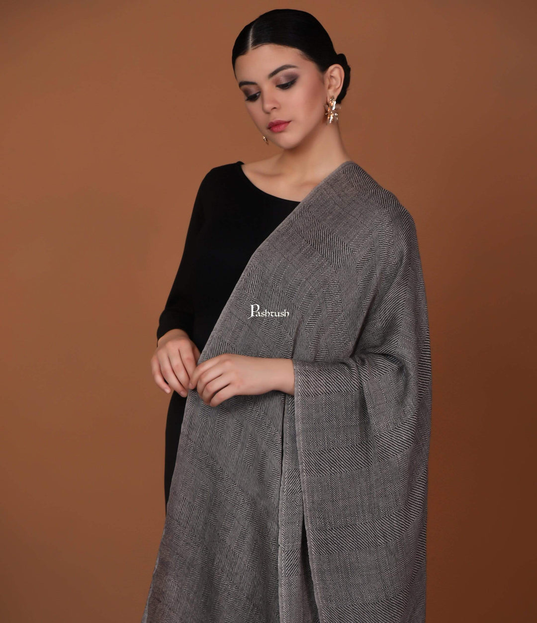Pashtush Shawl Store Stole Pashtush Womens Softest Cashmere Scarf, Warm and 100% Pure