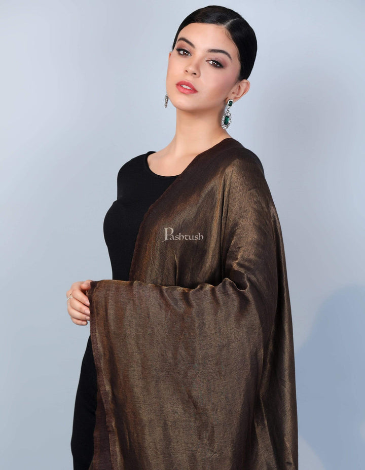 Pashtush Shawl Store Stole Pashtush Womens Twilight Scarf, Reversible Scarf, Cashmere Soft Wool