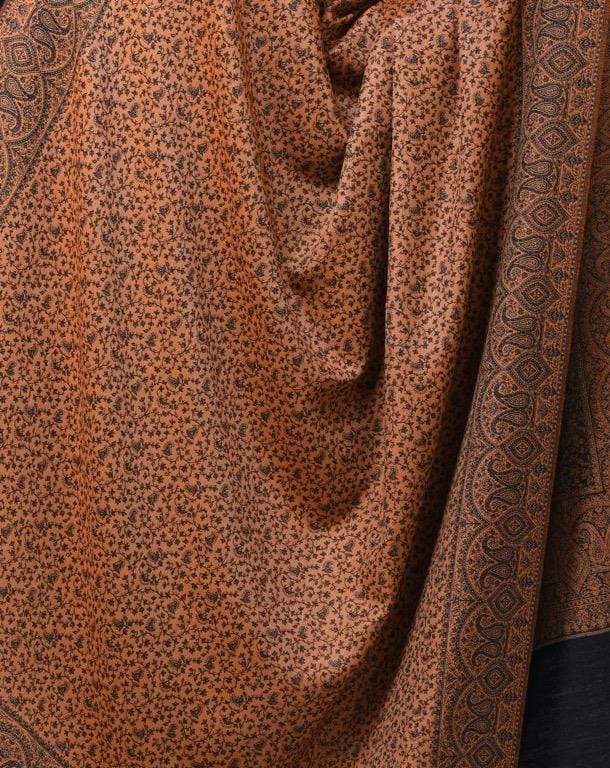 Pashwool 100x200 Pashwool Womens Faux Pashmina Shawl, Soft and Warm, Amber