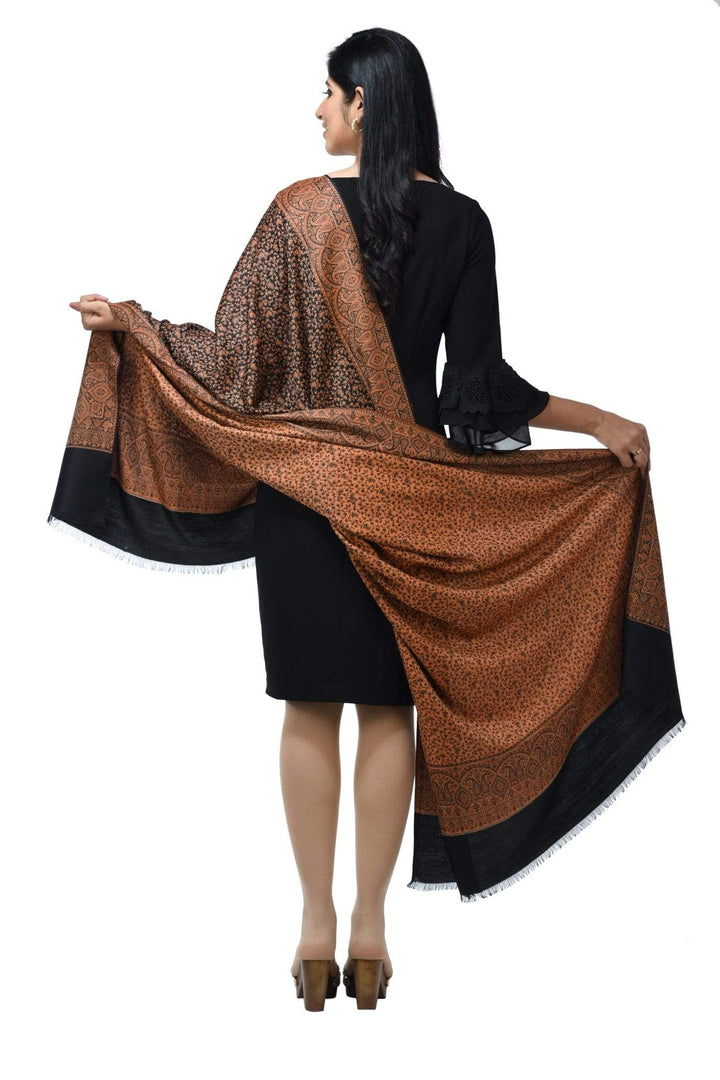 Pashwool 100x200 Pashwool Womens Faux Pashmina Shawl, Soft and Warm, Reversible