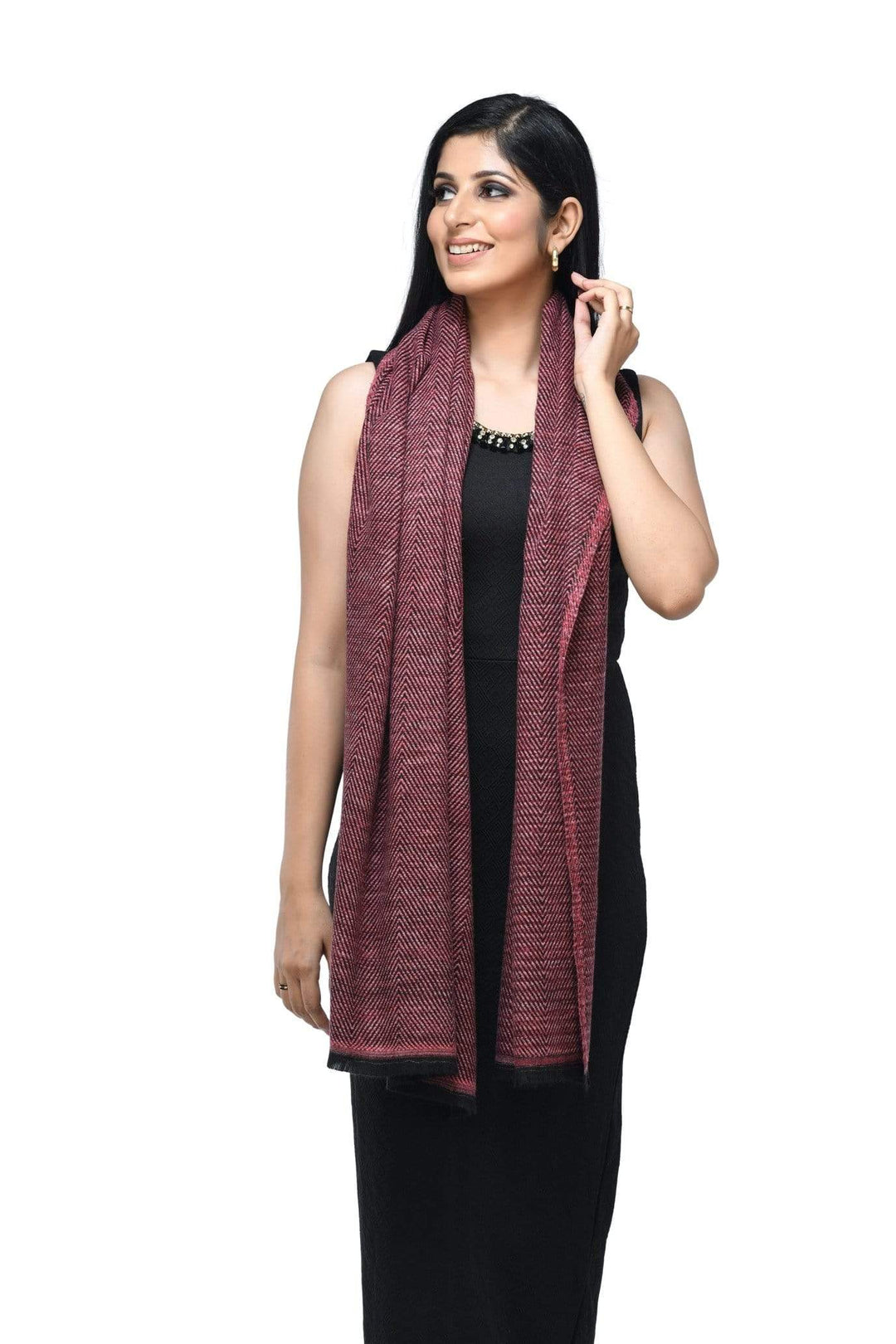 Pashwool 70x200 Pashwool Womens Stole, Extra Thick and Warm, Soft and Snuggly Wrap Style