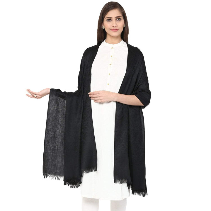 Pashtush Store Pashtush Women's Wool Shawl(MFNTS00NTS21072_1_Beige_Free Size)